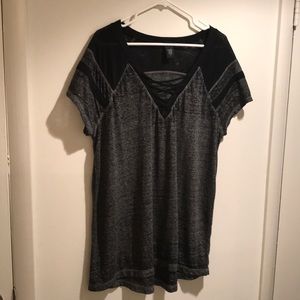 Torrid black and grey jersey